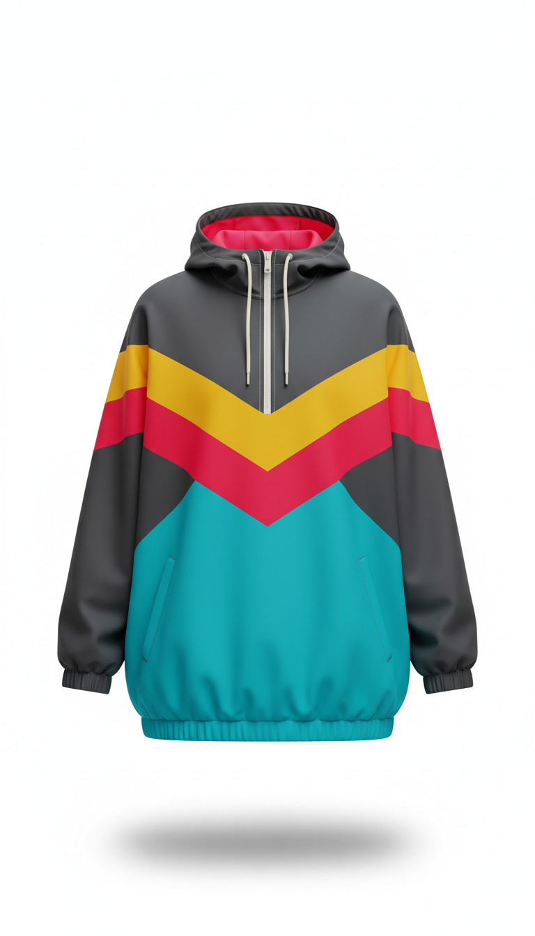 Limited-Edition Streetwear Windbreaker Technical Fabric
