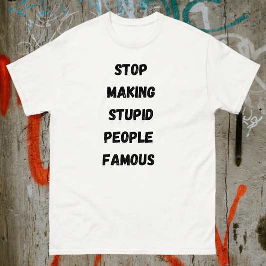 Stupid People Men's classic tee (Light)