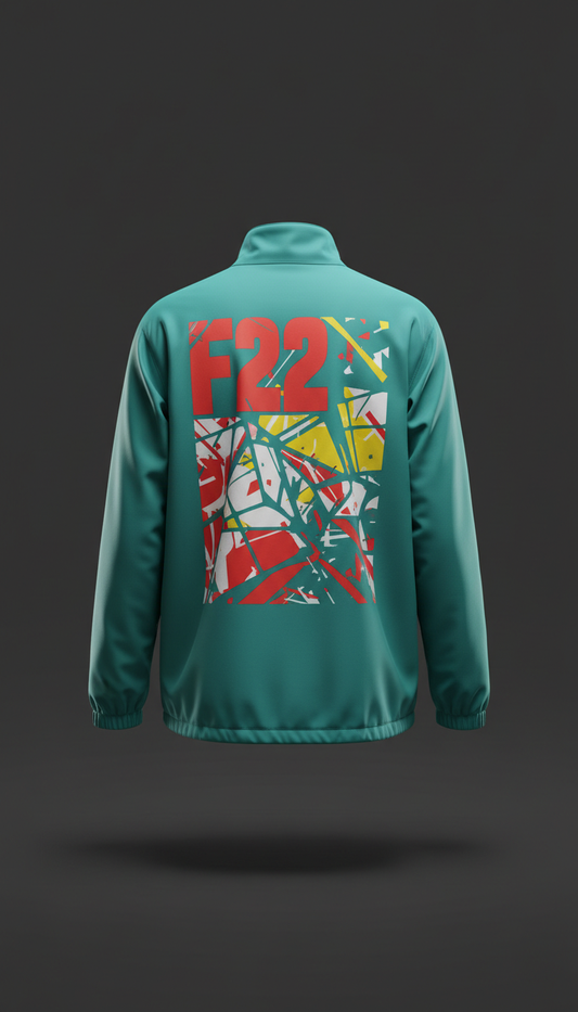 Technical Windbreaker Bold Back Print