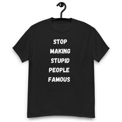 Stupid People Men's classic tee (Dark)